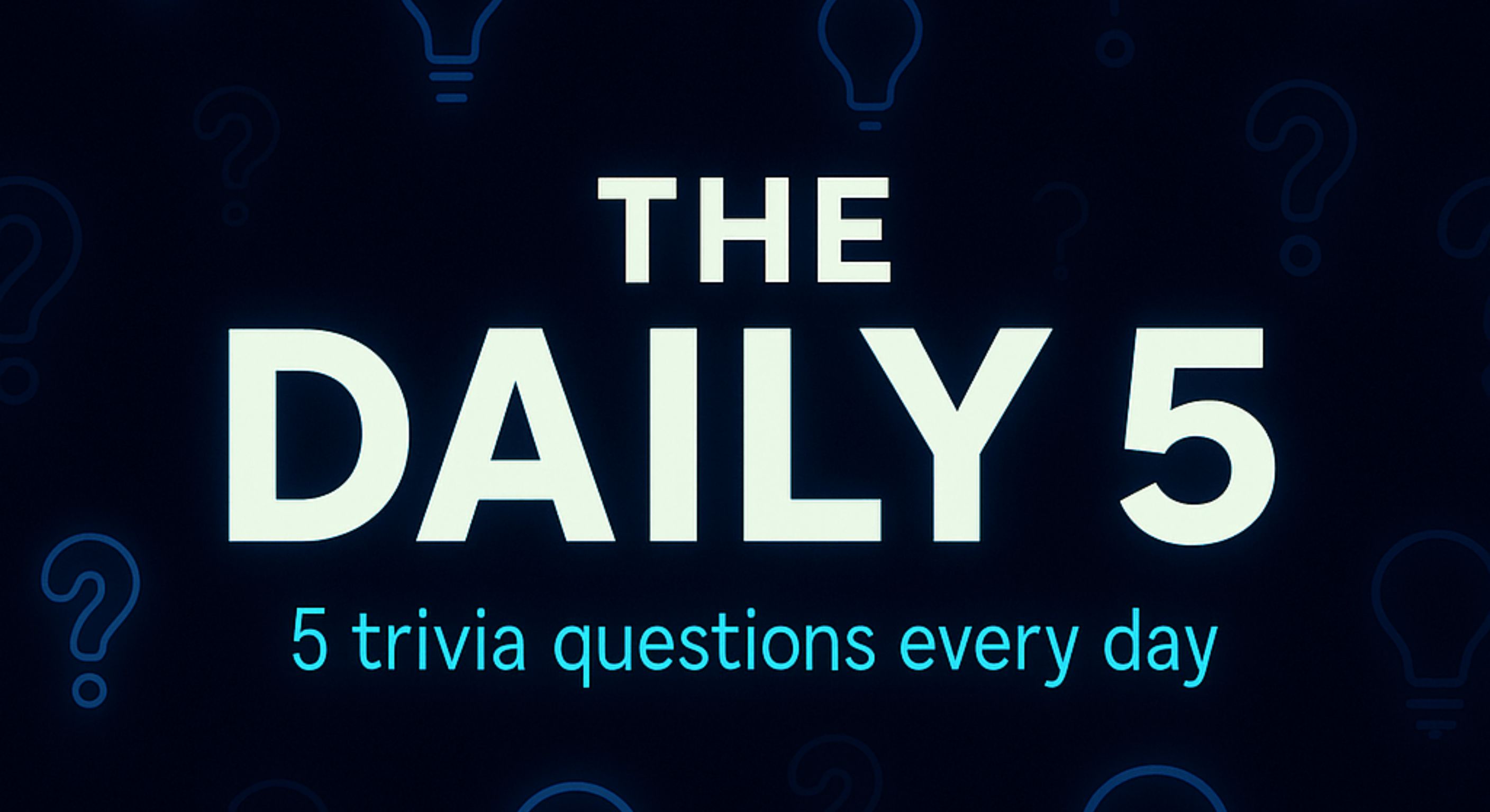 The Daily 5 Quiz